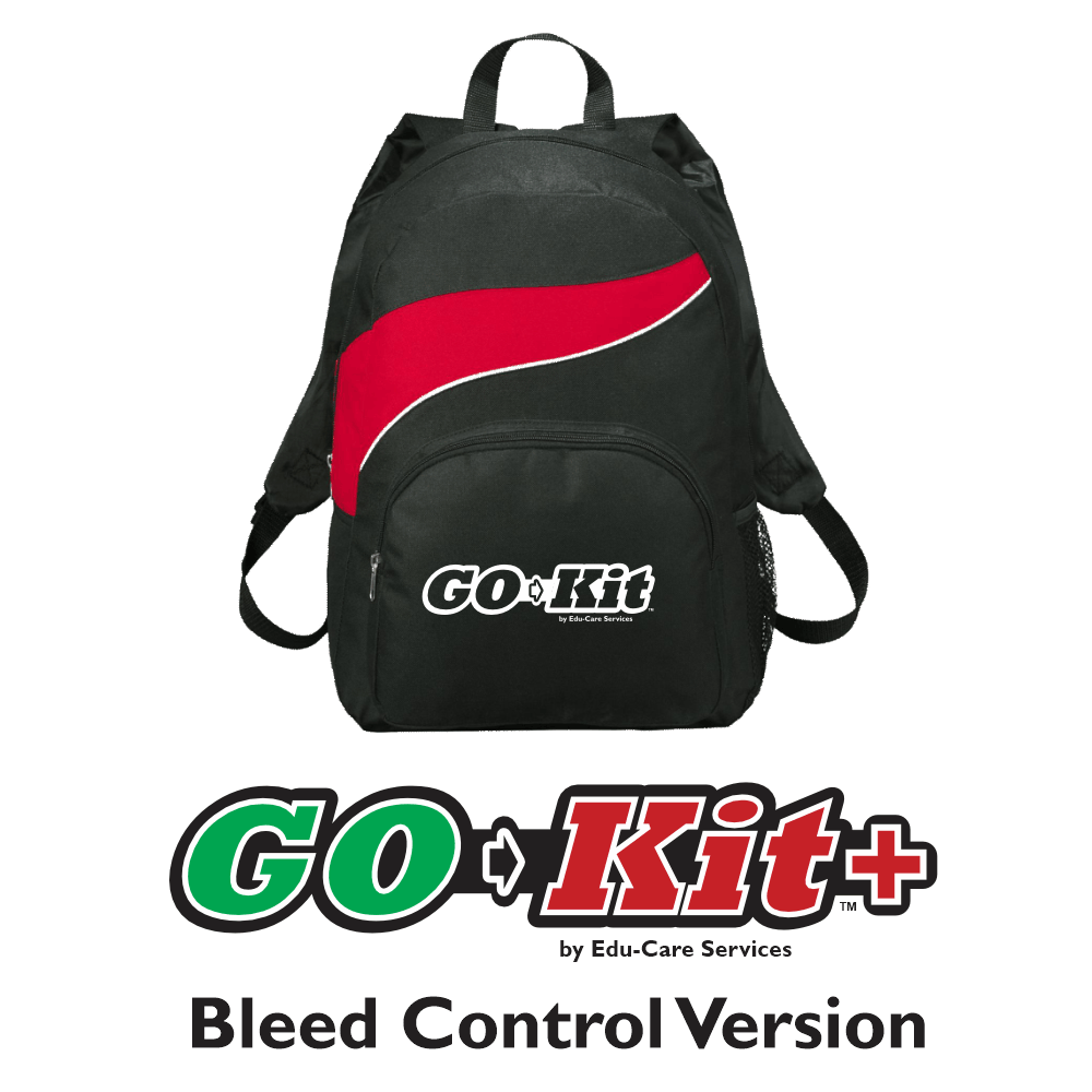 Go-Kit+ Bleed Control Version Emergency / Preparedness Kit from  Edu-Care